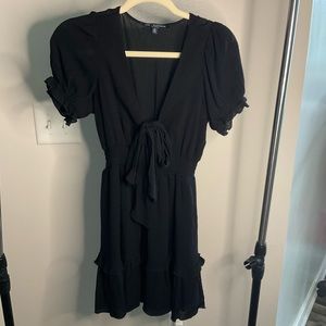 Tie Front Mini Dress